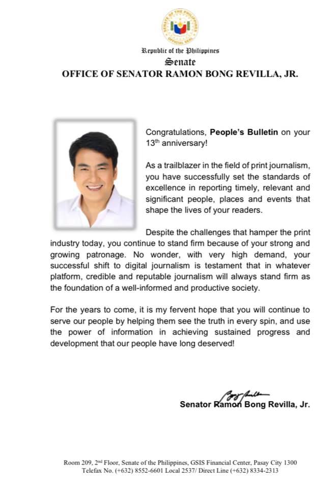 Bong Revilla Jr